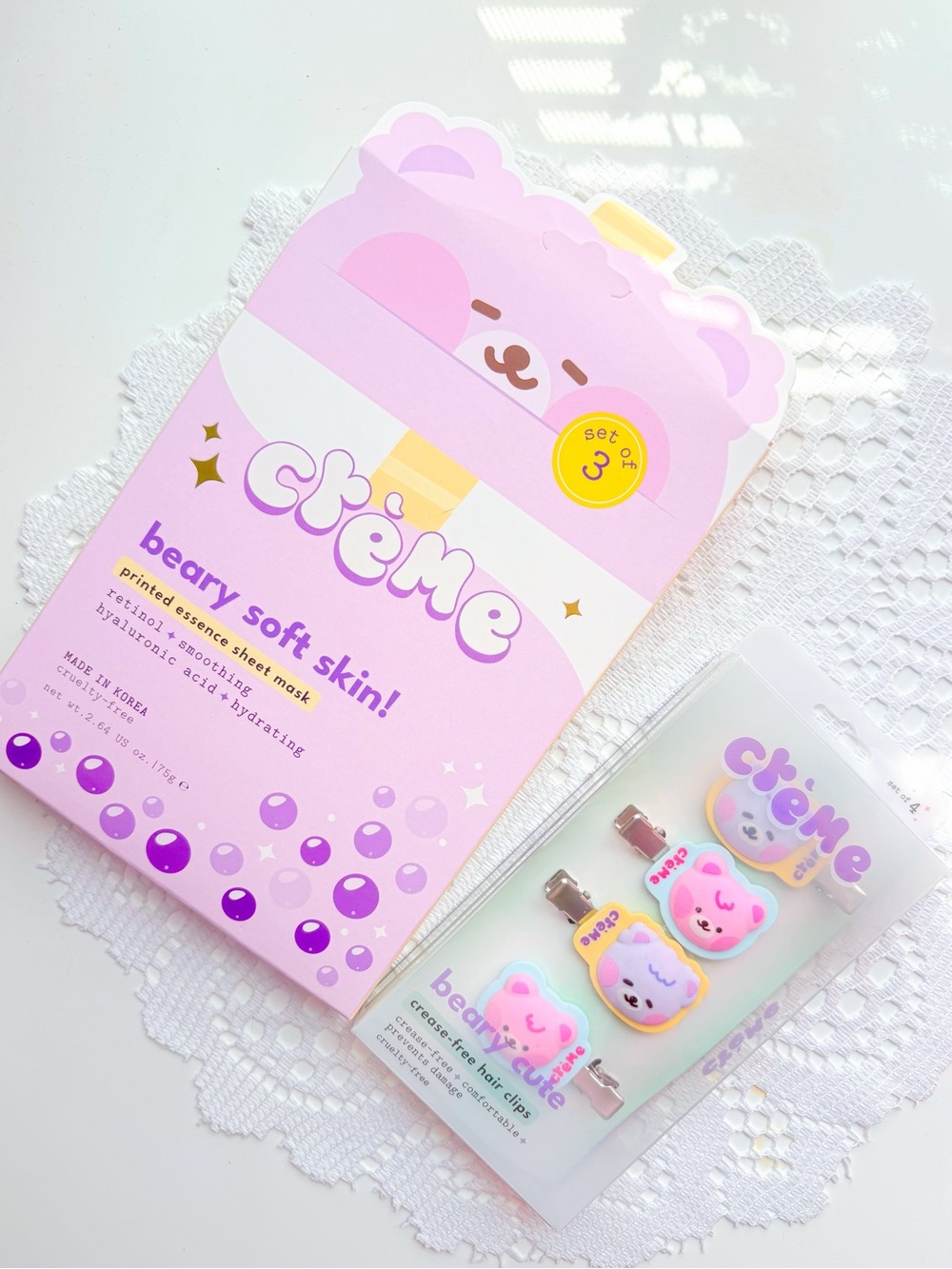 The Crème Shop Beary Cute Beauty Bundle 🧸💕